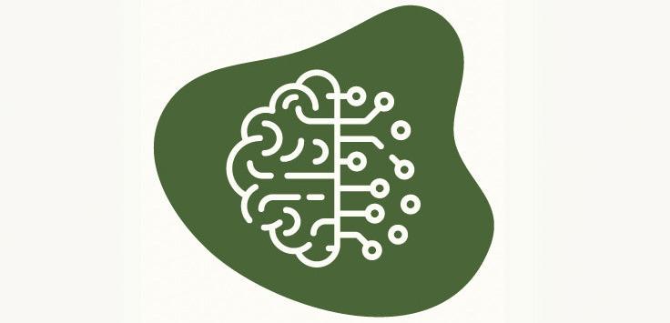 Brain health support icon. mobile