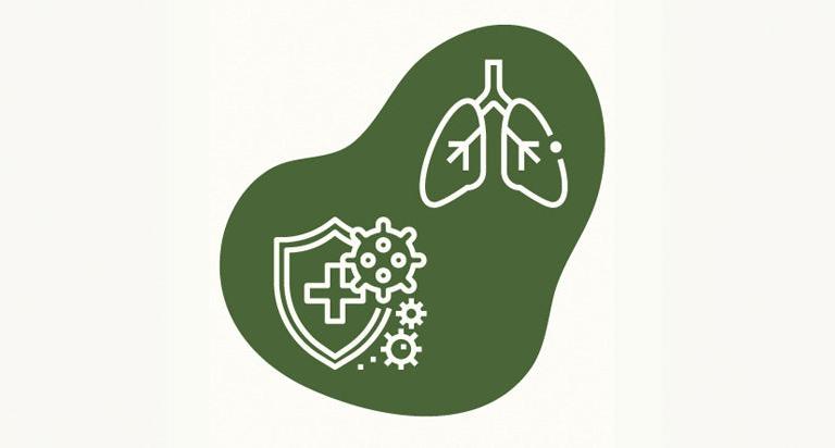 Immunity and lung icon  for Cordyceps.mobile